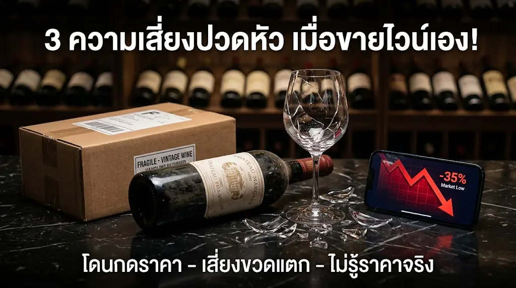 3 ความเสี่ยงของการ ขายไวน์ ด้วยตัวเอง